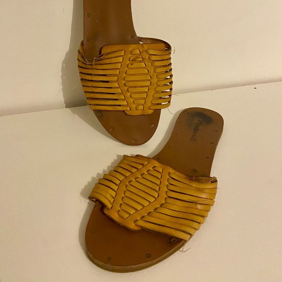 Madewell Women's Size 8 Woven Slide Sandals - Picture 1 of 2